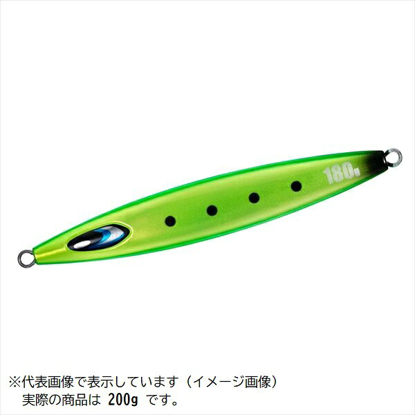 ソルティガジャイブチョッパー 200g MLライムグリーンブラック の商品画像2枚目