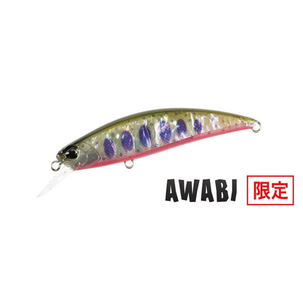 デュオ トラウトプラグ 24スピアヘッド リュウキ60S アワビ CCC4113 赤腹ヤマメアワビ