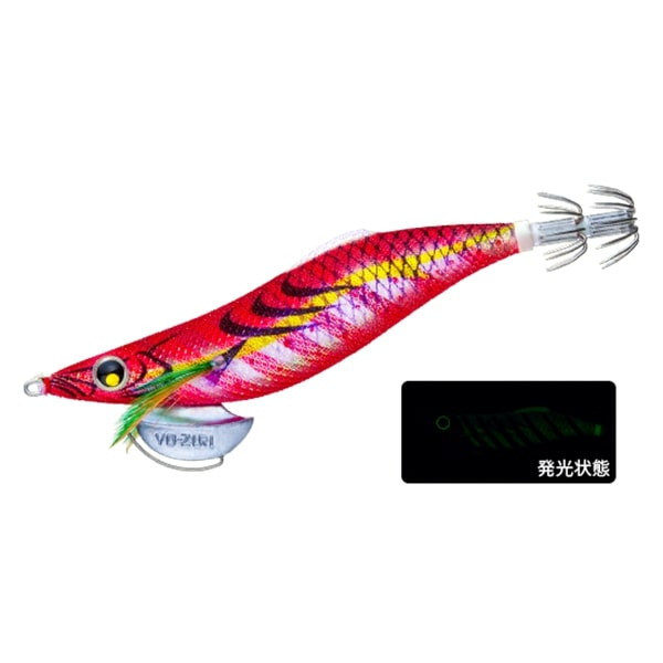 乐天商城 - 【ネコポス対象品】デュエル エギ アオリーQ LC スロー 3.0号 19 LYYR 闇夜ローズ