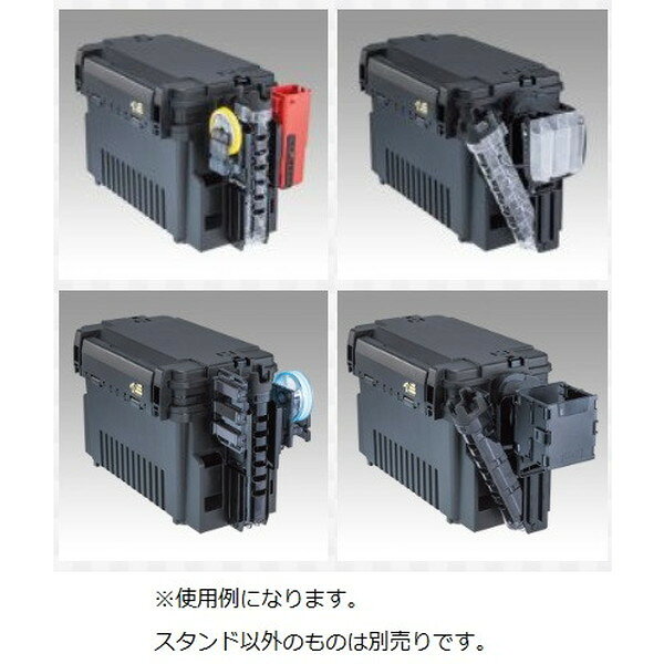 釣具のキャスティング 楽天市場店の明邦化学 ルアーケース ロッドスタンドBM-245Slide Cブラック｜アングル2