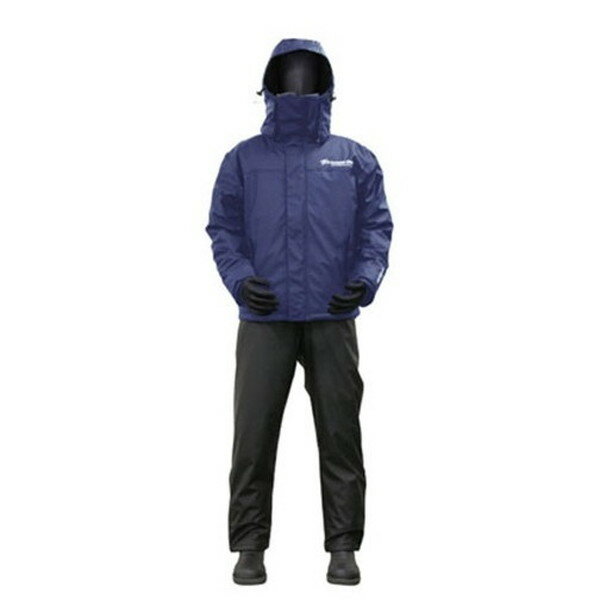 プロマリン 防寒服アウター WBA2409 防水防寒ウィンター PUマリンスーツ ネイビー 3L