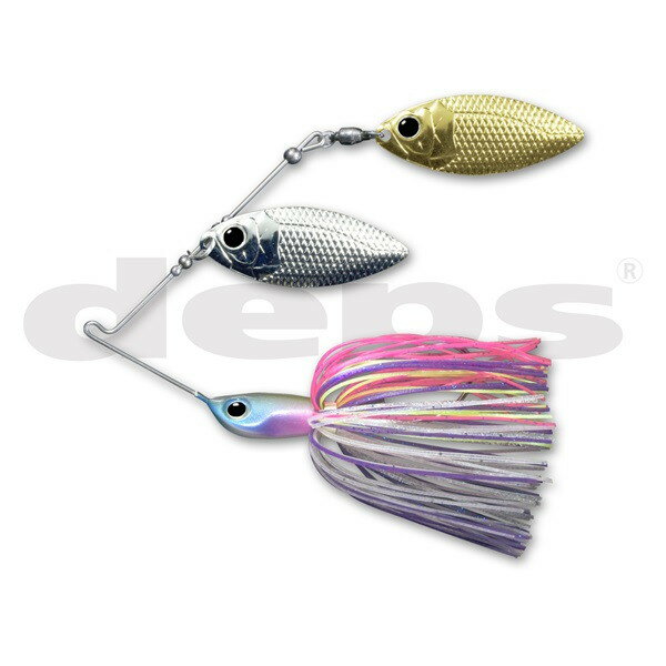 Buzz Bait - デプス スピナーベイト バズベイト B-カスタム 1oz DW #11ネオンパープル