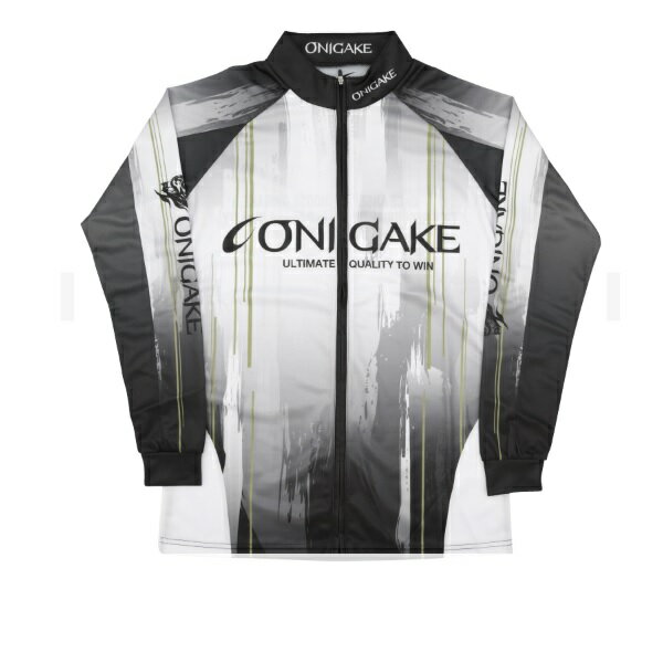 フリーノット ウェア YT413G 鬼掛 クールフルジップアップシャツ ホワイト M