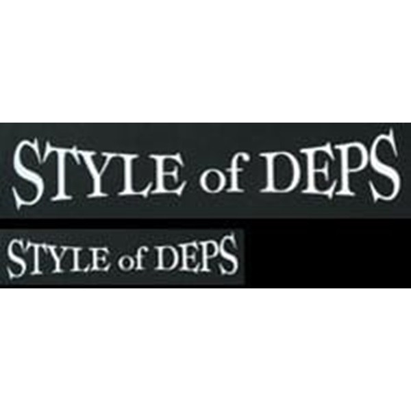 デプス ステッカー スタイルofdepsカッティングステッカーL 白