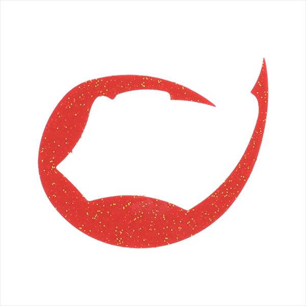 ダイワ タイラバ 鯛ラバ 紅牙シリコンネクタイパデシャ極厚 L レッドラメ