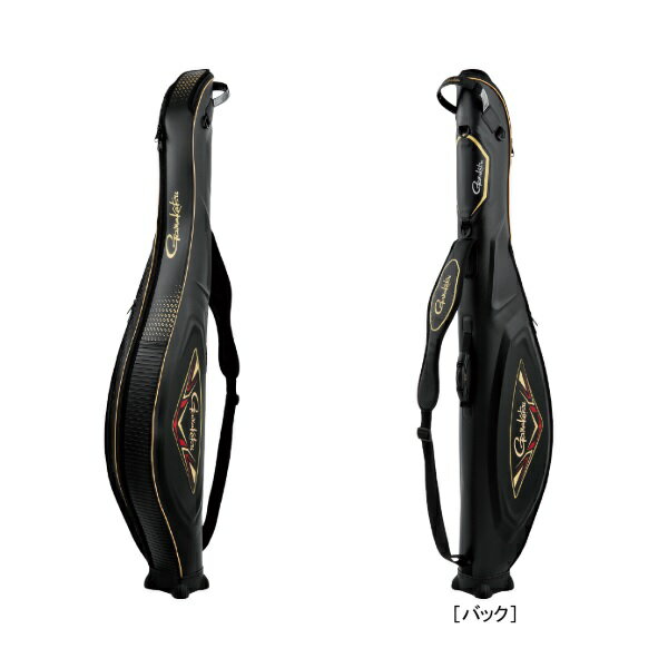 がまかつ ロッドケース 成型ハードロッドケース GC301 ブラック/ゴールド Gamakatsu 135cm