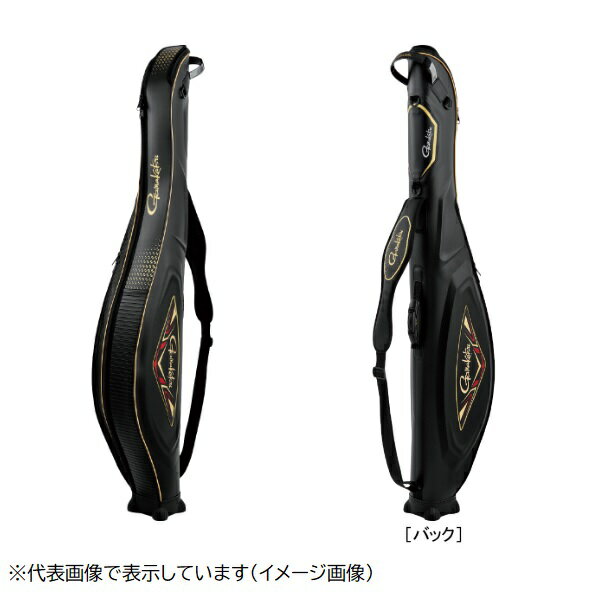 がまかつ ロッドケース 成型ハードロッドケース GC301 ブラック/ゴールド Gamakatsu 142cm