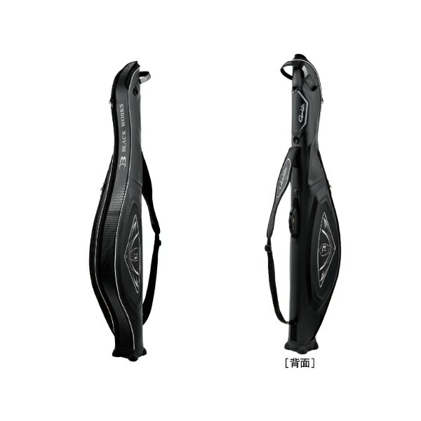 がまかつ ロッドケース 成型ハードロッドケース GC301 ブラック BLACK WORKS 142cm