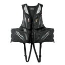 【予約品】 がまかつ ライフジャケット GM6005 アルテマシールドプロフローティングベスト ブラック/ブラック 3L 【6月中旬頃発売予定 ※他商品同時注文...