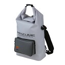 オレンジブルー タックルバッグ MZBK-845 mazume ウォータープルーフバッグ ライトグレー 40L