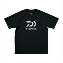 ダイワ ウェア DE-3925 Feel Alive ドライTシャツ ブラック M