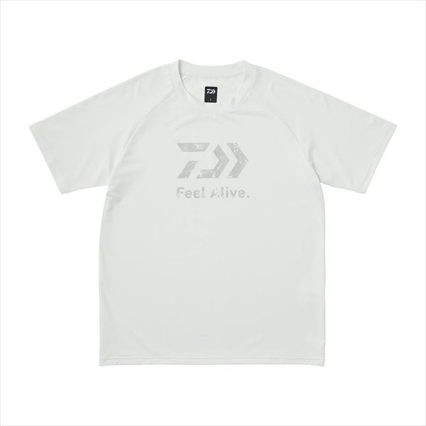 ダイワ ウェア DE-3925 Feel Alive ドライTシャツ ホワイト M