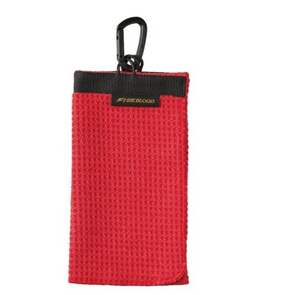 【スーパーSALE限定P10倍+買い回りで最大5000P】シマノ AC-038W マイクロファイバー カラビナタオル ブラッドレッド