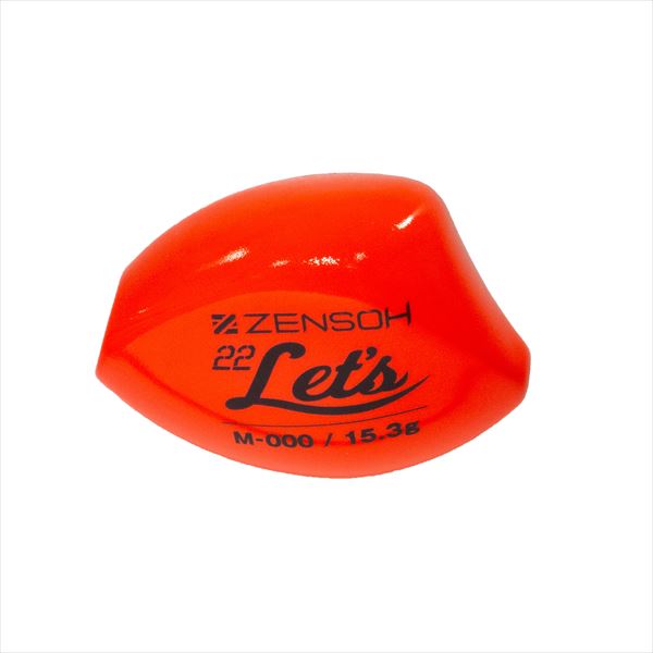 キザクラ ウキ ZENSOH 22Lets(レッツ) M 000 レッド
