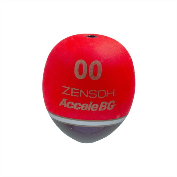 キザクラ ウキ ZENSOH Accele BG 00 レッド