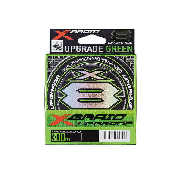 Xブレイド PEライン Xブレイド アップグレードX8 モノグリーン 300m 0.6号 14lb