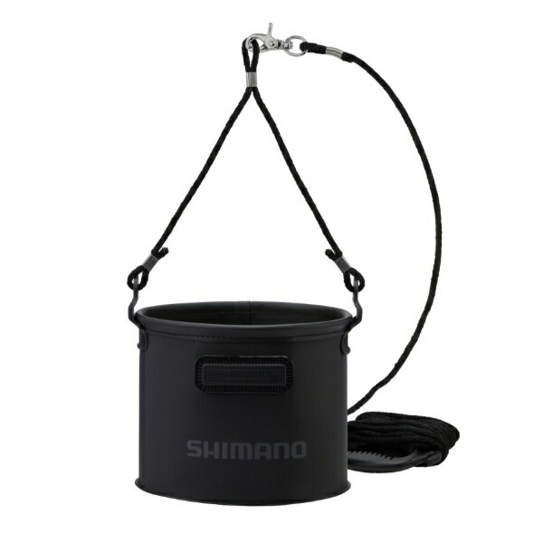 Rakuten - シマノ バケツ BK-053Q 水汲みバッカン リアルブラック 19cm