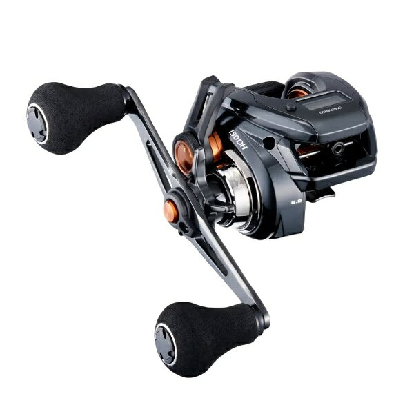 フォールを究め、深化するライトボートゲーム。ライトボートゲーム全般に対応する軽量カウンター付リールに、NEWフォールレバーを搭載。ブレーキをかけてもハンドル回転が重くならず、仕掛けのフォール中のヒットからやり取りまでをよりスムーズに展開する。ダブルハンドルのDHモデルは60mmへロング化。150/151は同じく60mmパワーハンドルかつCI4+ノブを採用。また、巻上距離アラームでカウンターを見なくても音で誘いあげた距離を認識できる。指定糸学習はPEラインの0.6、0.8、1.0、1.2、1.5号に対応。メタルスッテゲームをはじめテンヤタチウオなど釣りのジャンルを越えて活躍する。重量（g）：225巻取長さ/ハンドル1回転（cm）：最大69ギア比：6.9巻糸量（ナイロン）：3号-110m、4号-80m巻糸量（PE）：0.8号-400m、1号-330m、1.5号-200mベアリング：5/2ドラグ力（kg）：最大5.5ハンドル長さ（mm）：60スプール　径(mm)/幅(mm)：32/22夢屋ハンドルノブタイプ：A夢屋ハンドルタイプ：BH-1 ※実物と色が違って見える場合があります。あらかじめご了承下さい。