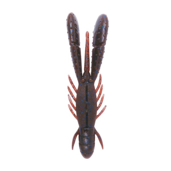 Lures - ボトムアップ ワーム ブルスホッグ 3インチ M018 スカッパノンブルー&ペッパー