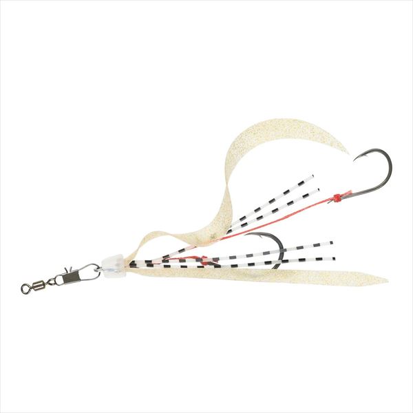 【スーパーセール限定店内企画 ポイントバック最大P10倍+対象商品P10倍】ダイワ テンヤ 紅牙遊動テンヤSS替え針エビラバ シングルカーリー ケイムラクリア