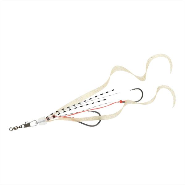 【スーパーセール限定店内企画 ポイントバック最大P10倍+対象商品P10倍】ダイワ テンヤ 紅牙遊動テンヤSS替え針エビラバ ツインカーリー ケイムラクリア