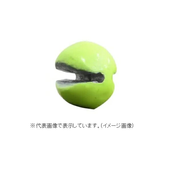 便利な遊動ガン玉に視認性を追加。●遊動ガン玉に蛍光塗装を施して視認性を追加。視認性のある遊動ガン玉です。水中でも良く見えるイエロー塗装を採用し、水中での仕掛けの落ちが一目瞭然です。●ゴム製被膜で衝撃が加わっても塗装が剥げにくい。イエローの被膜にはゴム素材を採用。通常の塗装では他物との接触で色剥げが生じますが、柔軟な素材で塗装することにより傷を軽減します。●割面は非塗装なので割れ目がわかりやすい。遊動ガン玉の外周部のみを塗装しています。ラインを挟み込む割り部の内側は非塗装となっているため、手に取った際に素早くラインを挟み込む位置が把握可能です。サイズ：4B入数：5 ※実物と色が違って見える場合があります。あらかじめご了承下さい。