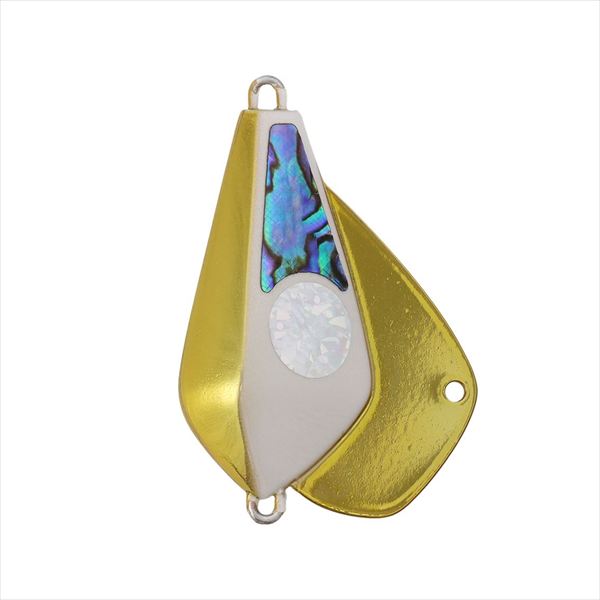 潮を掴む！大型カジ付きシンカー。船カワハギ釣り師に捧げる極みカラー。「パールホワイト」「メッキゴールド」「アワビシート」を贅沢に詰め込んだ別誂集魚カラー。仕掛けの回転を抑え安定巻上！落下・巻き上げ時の仕掛けのバタつきを抑え、アサリのズレ防止効果も。センサーアイ・・・オモリ下部のステンレス製アイで着底感度抜群。目玉ホログラムシール・・・両面一対のホログラムシールでアピール力抜群。サイズ：25号入数：1 ※実物と色が違って見える場合があります。あらかじめご了承下さい。