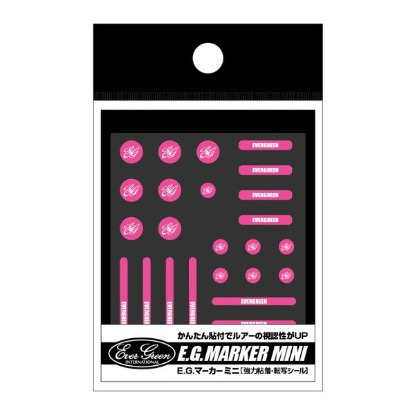 【ネコポス対象品】エバーグリーン EGマーカー ミニ ピンク