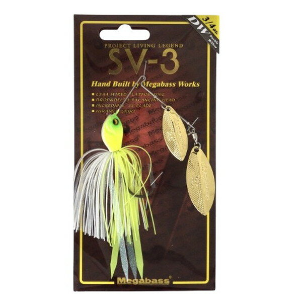 Buzz Bait - メガバス スピナーベイト バズベイト SV-3 (3/4oz DW) (SP-C) マットチャート
