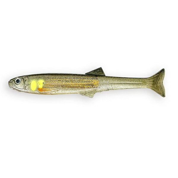 イマカツ ワーム ハドルスイマー 4インチ フラッシュプレート&リアルカラー (エコ対応品) #S-626 クリアアユ(ゴールド)