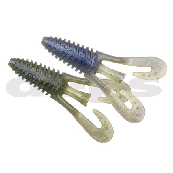 ハイアピールする、コンパクトボディ。コンパクトボディに秘められたハイアピール力で、バイトを躊躇うようなセレクティブなバスもバイトへと導いてくれる『バルビュータ』。一見シンプルなデザインだが、ボディには水を掴み纏うエッジの効いた逆テーパードリブ、ショートレンジやスローなアクションでも水を掴み良く動くテール、センターテールは小刻みに揺れる微振動やキックバックアクションとジグトレーラーだけではなくテキサスやダウンショットといった様々なリグにも対応することができる『バルビュータ』はここぞの1本を約束してくれるオールマイティ・ソフトベイトです。全長：4インチ入数：6推奨オフセットフック：#3/0*：Feco認定商品 ※実物と色が違って見える場合があります。あらかじめご了承下さい。