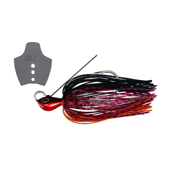 OSP ラバージグ メタルブレードジグ 3/16oz レッドブラック BJ57