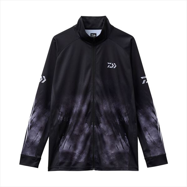 ダイワ ウェア DE-7725 エキスパートライトジップシャツ ブラック 2XL