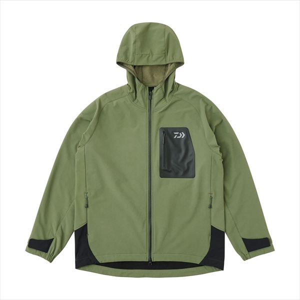 Wear - ダイワ 防寒服アウター DJ-9325 STORMFLEECE ウィンドブロックジャケット オリーブグリーン 2XL