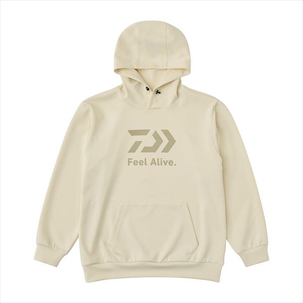 ダイワ ウェア DE-8925 DANROTECHスウェットフーディー ライトベージュ L