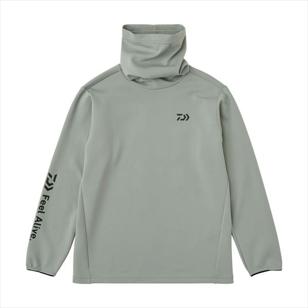 ダイワ ウェア DE-9325 ストレッチシャツネックウォーマー グレー XL