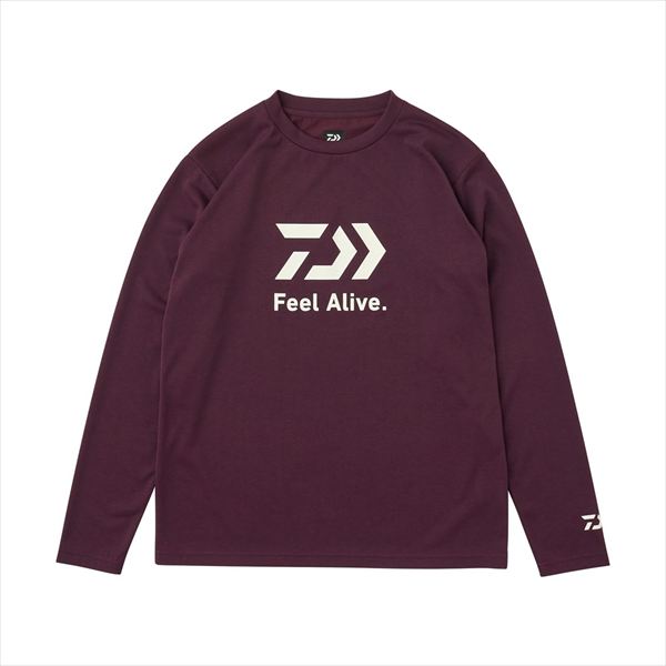 ダイワ ウェア DE-8025 クリーンオーシャンロングスリーブシャツ プラム WL
