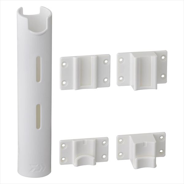 クーラー用本体（竿立て部）は取り外し簡単な着脱式ロッドスタンド。本体（竿立て部）は着脱可能で使用しない時に取り外せばクーラーボックスはコンパクトな状態で収納可能。直径約Φ33mmまでのロッドに対応。使用シーンによる2種類の高さ違い台座標準装備。取り付けが簡単な専用ネジ＋両面テープ付き。サイズ：約20×6×5cm　（Lサイズセット時 約20×6×7cm）適合：直径約Φ33mmまでのロッドに対応 ※実物と色が違って見える場合があります。あらかじめご了承下さい。