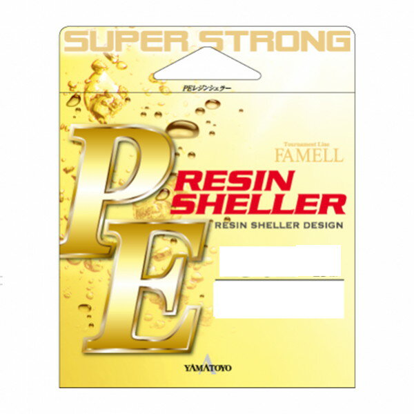 【スーパーセール限定店内企画 ポイントバック最大P10倍+対象商品P10倍】ヤマトヨ PEライン PEレジンシェラー 200m オレンジ 1.2号