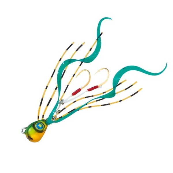 Lures - メジャークラフト ナノラバ NARB-7 #004ケイムラグリーンゴールド