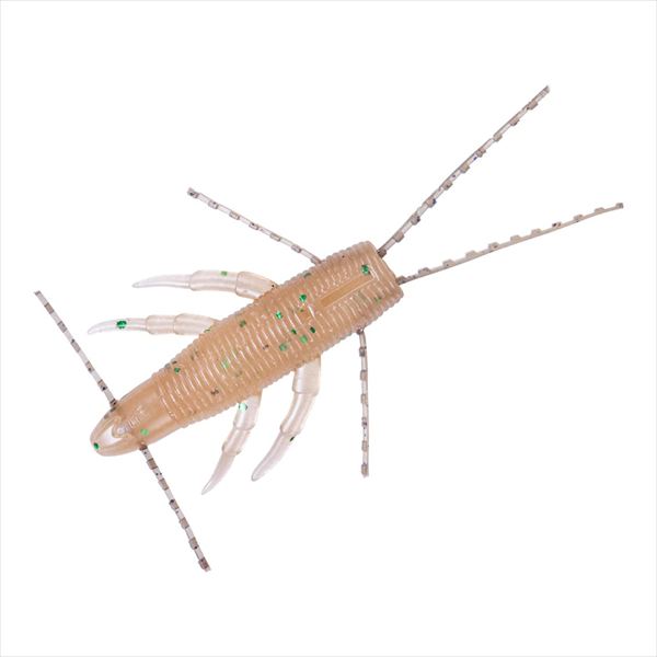 Daiwa Worm Steez Bramo 2.4inch Green shrimp