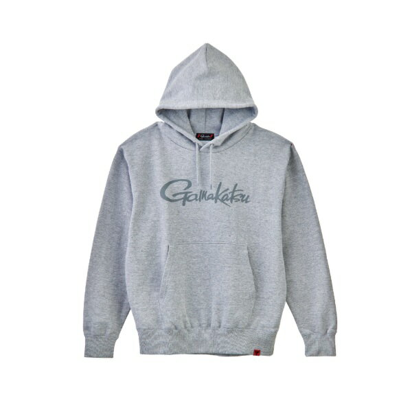 がまかつ ウェア GM3790 ロゴフーディ グレー L