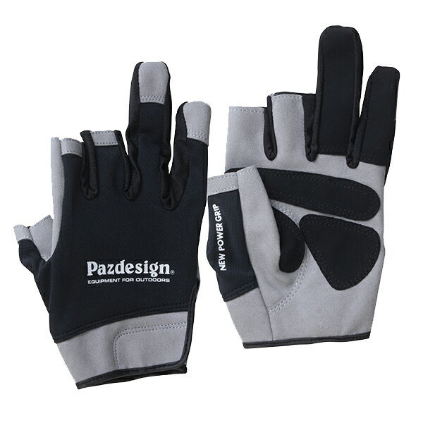 パズデザイン 防寒手袋 PGV-050 3フィンガーレス・サーモスタットグローブ ブラックホワイト XL