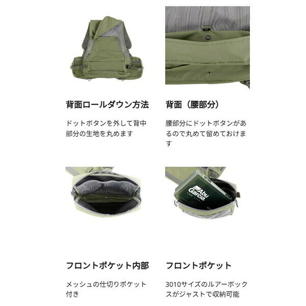 釣具のキャスティング 楽天市場店のピュアフィッシングジャパン フィッシングベスト マウンテンストリーム FWフィッシングベスト ブラック フリー｜アングル2