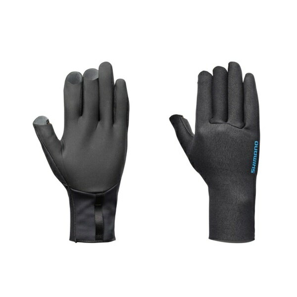シマノ 防寒手袋 GL-051Y 03 ダブル クロロプレン グローブ 3 ブラック M