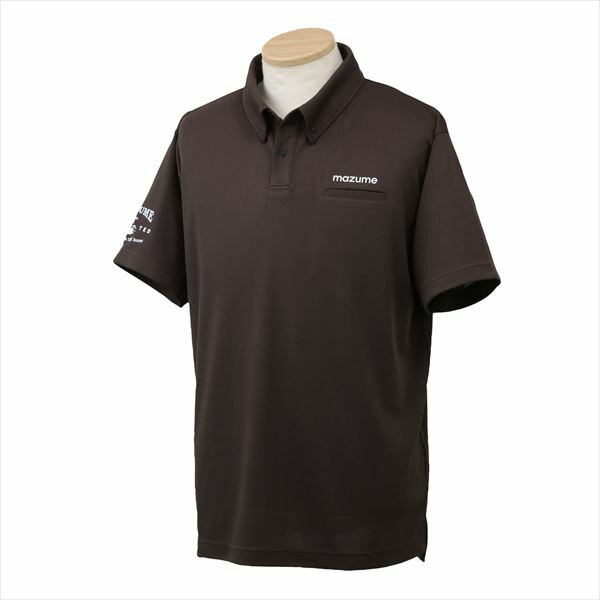 【スーパーSALE限定P10倍+買い回りで最大5000P】マズメ ウェア MZAP-907 mazume ポロシャツ インクブラック L