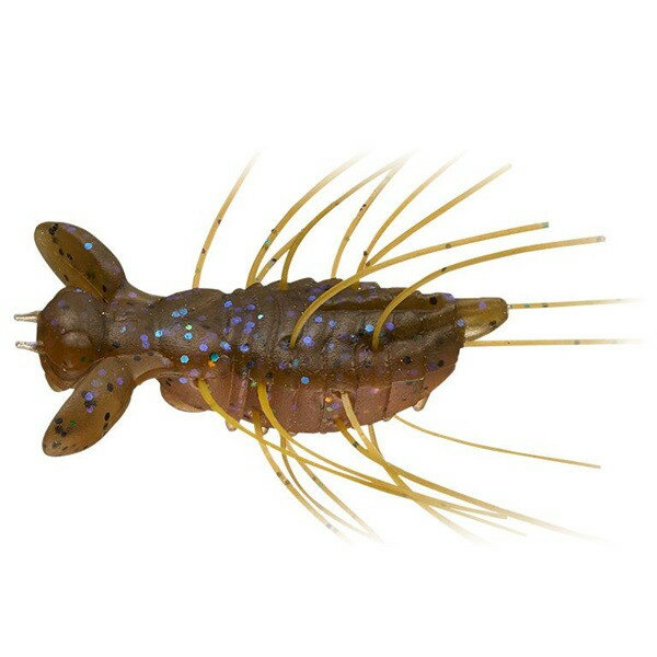 エバーグリーン ワーム エバーグリーン フラッターギズモ #171 アンバーシュリンプ