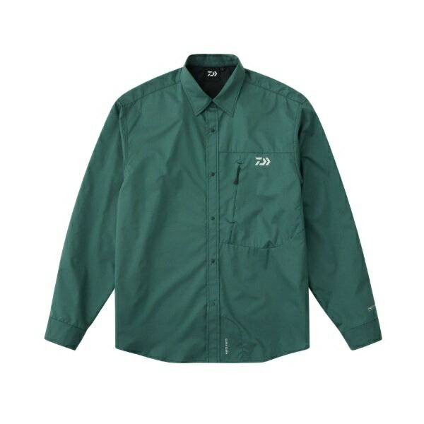 【スーパーSALE限定P10倍+買い回りで最大5000P】【予約品】 ダイワ ウェア DE-5126 Pertex ロングスリーブシャツ ダルグリーン 2XL 【3月下旬頃発売予定 ※他商品同時注文不可】
