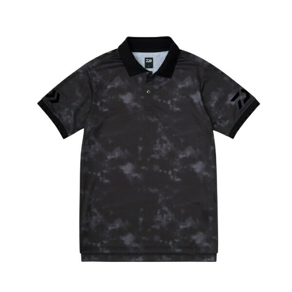 ダイワ ウェア DE-7925 半袖ポロシャツ ブラックヘイズカモ 2XL
