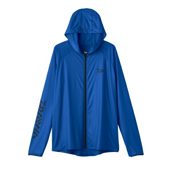ダイワ ウェア DE-6125 ICEDRY フーディーラッシュガードフルジップ マリンブルー 2XL(4.0)